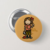 kunstbadge ronde button 5,7 cm (Voorkant /achterkant)