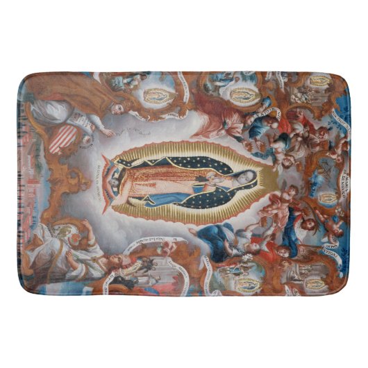Kunstbadmatten "Maagd van Guadalupe" Badmat (Voorkant)