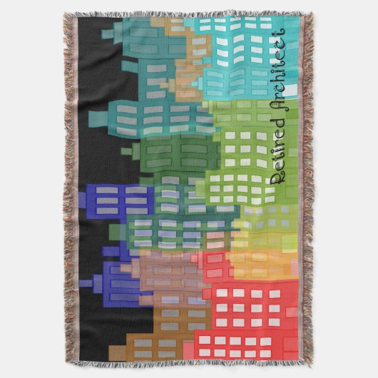 Kunstbank in ruste architect deken (Voorkant Verticaal)