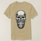 KUNSTBARBER SQUELETON BEARD EN MUSTACHE GIFT FO T-SHIRT (Design voorkant)