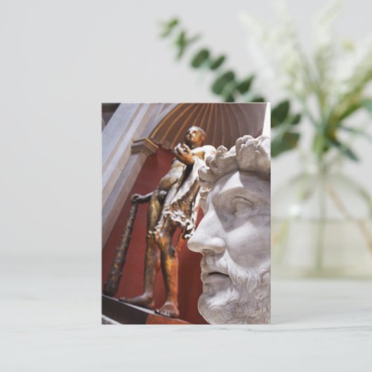 Kunstbeelden in het Vaticaanmuseum, Vaticaanstad, Briefkaart (Staand voorkant)