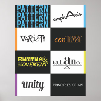 Kunstbeginselen Poster