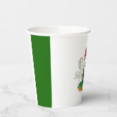 Kunstbekerkopjes met Nigeriaanse vlag Papieren Bekers (Links)