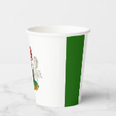 Kunstbekerkopjes met Nigeriaanse vlag Papieren Bekers (Rechts)