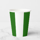 Kunstbekerkopjes met Nigeriaanse vlag Papieren Bekers (Voorkant)