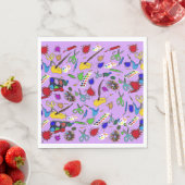 Kunstbenodigdheden Lavendel Servetten (Insitu)