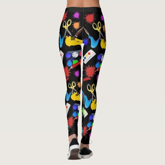 Kunstbenodigdheden Leggings (Achterkant)