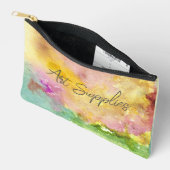 "Kunstbenodigdheden" met Abstracte Waterverf Achte Etui (Open)