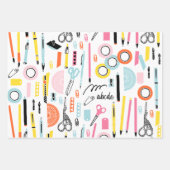 Kunstbenodigdheden voor het opvullen van papier inpakpapier vel (Voorkant 3)