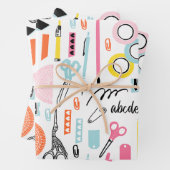 Kunstbenodigdheden voor het opvullen van papier inpakpapier vel (In situ)