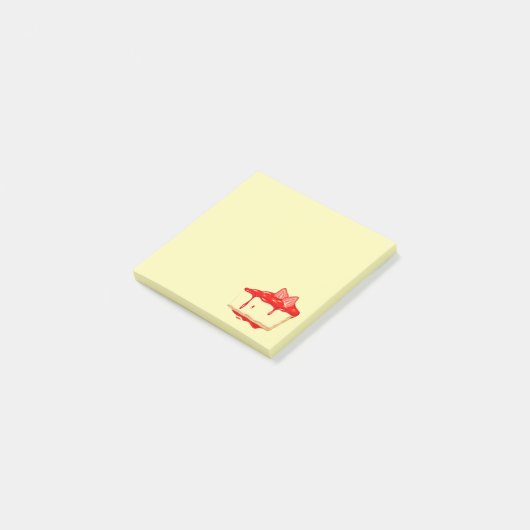 Kunstbenodigdheden voor kleine aardbeien post-it® notes (Schuin)