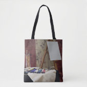 Kunstbenodigdheden voor kunstenaars tote bag (Voorkant)