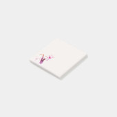 Kunstbenodigdheden voor saxofone-meisjes post-it® notes (Schuin)