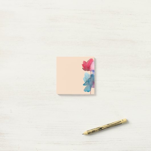 Kunstbenodigdheden voor waterverf post-it® notes (Op bureau)