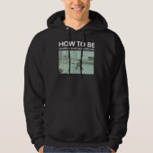 Kunstbevriezing zwart hoodie (Voorkant)