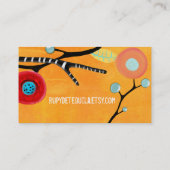 Kunstbewerkt visitekaartje (Achterkant)