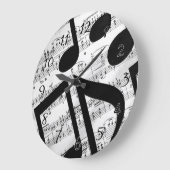 Kunstblad Muziek Grote Klok (Hoek)