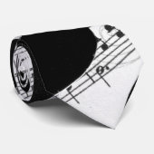 Kunstblad Muziek Stropdas (Opgerold)