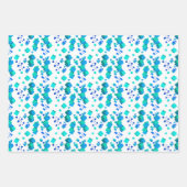 Kunstbladen en kubussen, van papier inpakpapier vel (Voorkant)