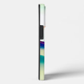 Kunstblauw Abstract landschap monogrammen Case-Mate iPhone Case (Achterkant / Rechts)