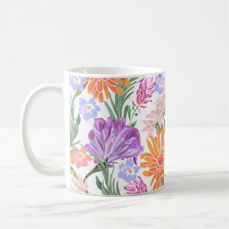 Kunstbloem naadloos patroon. Morning glory,ipomoea Koffiemok