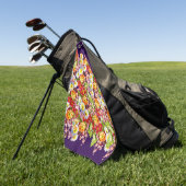  kunstbloem Primrose Golfhanddoek (Groen)