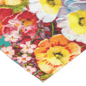  kunstbloem Primrose Korte Tafelloper (Hoek)