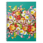  kunstbloem Primrose Notitieboek (Voorkant)