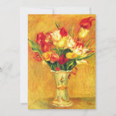  kunstbloem, Tulpen van het Vrijgezellenfeest Reno Kaart (Voorkant)