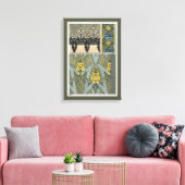  kunstbloemen canvas afdruk (Insitu (Woonkamer))