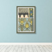  kunstbloemen canvas afdruk (Insitu (Houten vloer))