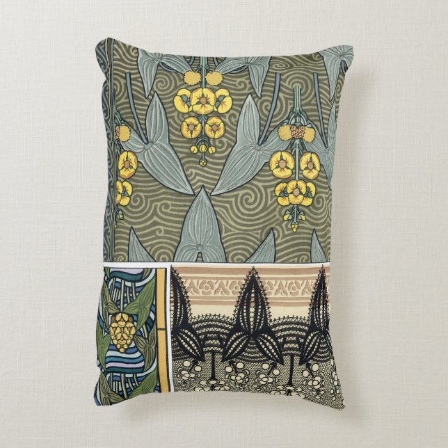  kunstbloemen decoratief kussen (Achterkant (Verticaal))