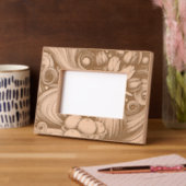 Kunstbloemen en Sinaasappels Gegraveerde Lijstjes (Links)