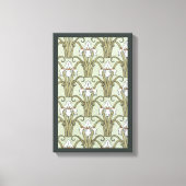 kunstbloemen in een tuin canvas afdruk (Voorkant)