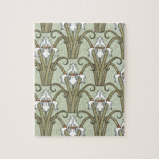  kunstbloemen in een tuin legpuzzel (Verticaal)