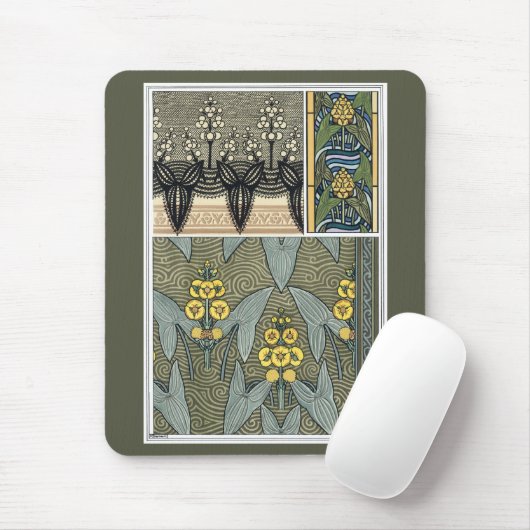  kunstbloemen muismat (Met muis)