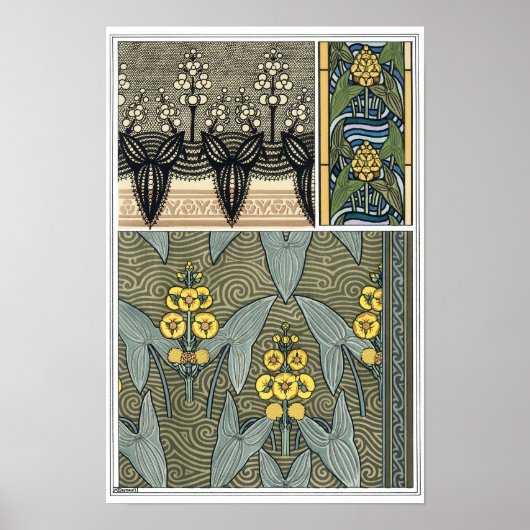 kunstbloemen poster (Voorkant)