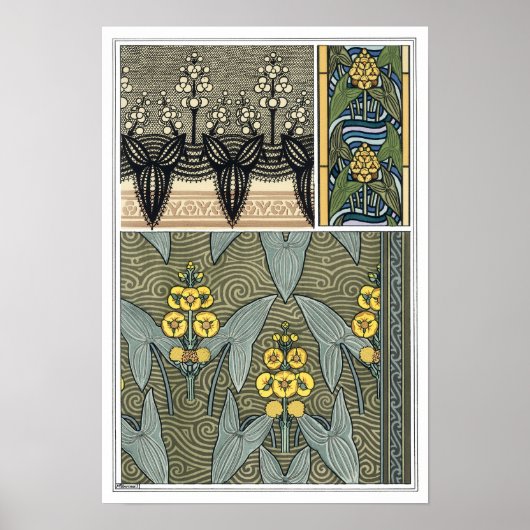  kunstbloemen poster (Voorkant)