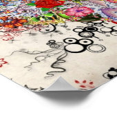 Kunstbloemen Poster (Hoek)