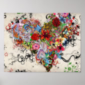 Kunstbloemen Poster (Voorkant)