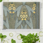  kunstbloemen theedoek (Gevouwen)