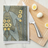  kunstbloemen theedoek (Quarter Fold)