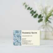  kunstbloemen visitekaartje (Staand voorkant)