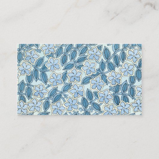  kunstbloemen visitekaartje (Achterkant)