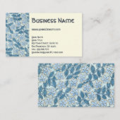  kunstbloemen visitekaartje (Voorkant / Achterkant)