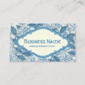 kunstbloemen visitekaartje (Voorkant)