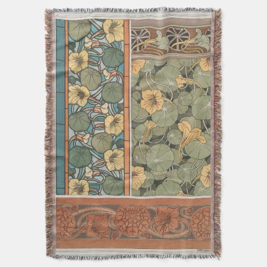 kunstbloemschroef Nasturtium Deken (Voorkant Verticaal)