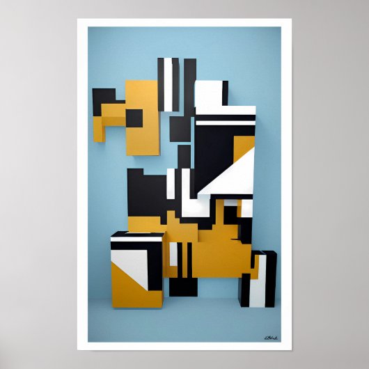 Kunstblok Poster (Voorkant)