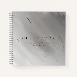 Kunstboek artistieke gastvrouw voor tentoonstellin notitieboek