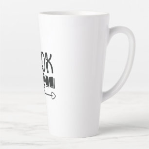 Kunstboek lezen latte mok